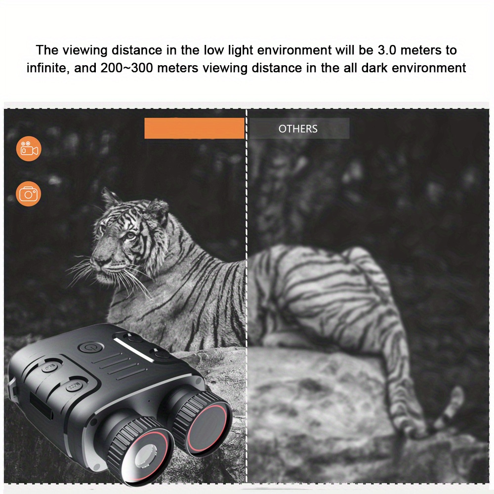 1080p binocular infrared night visions device 5x binocular day night use photo video taking digital zoom for hunting boating battery powered included 2000mah thansgiving christmas new year gift details 8