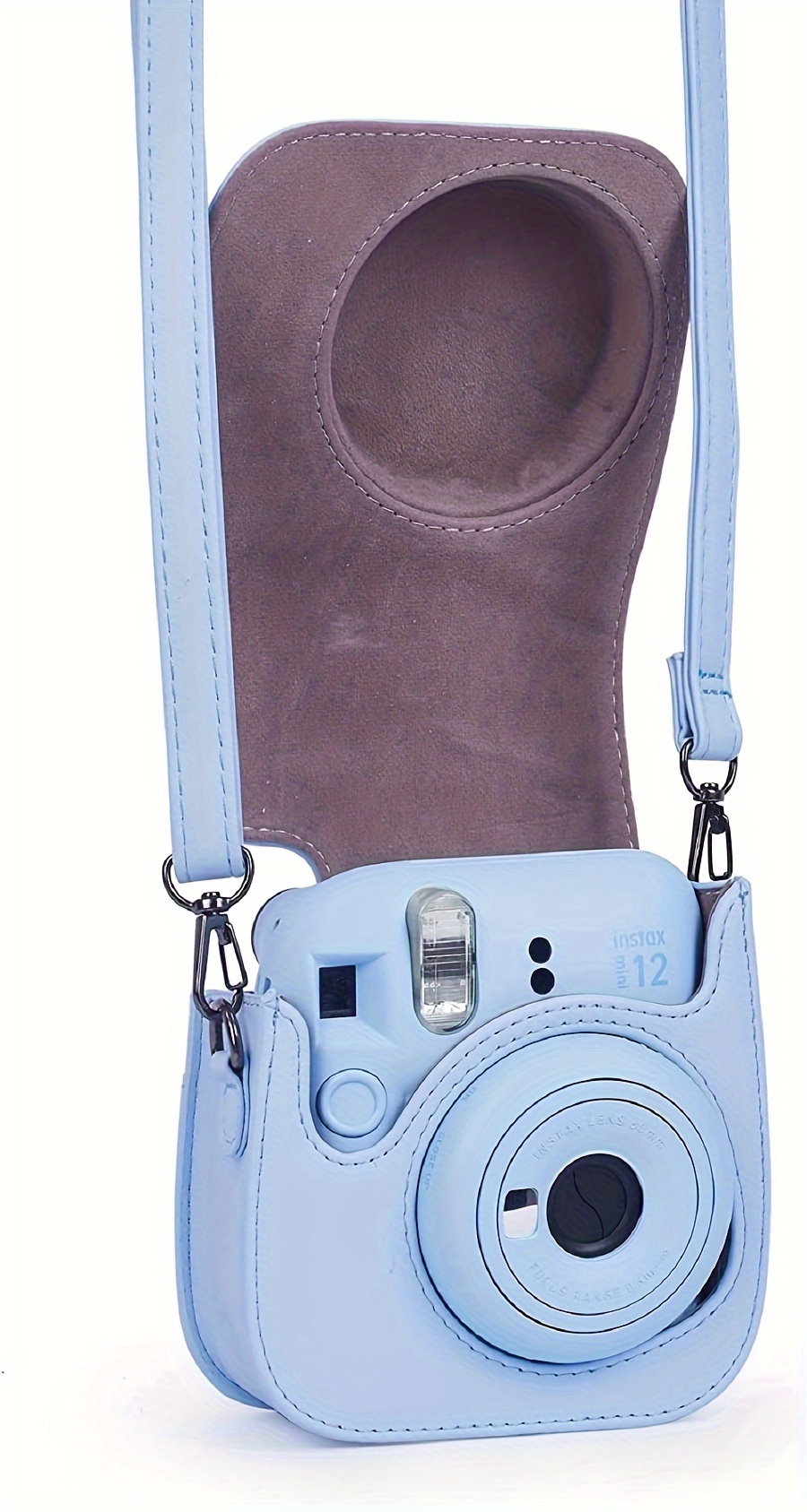 Case For Instant Mini 12 Protective Case For Fujifilm Instax Mini 12/11 Camera, PU Faux Leather Camera Bag With Pocket And Removable & Adjustable Strap details 6