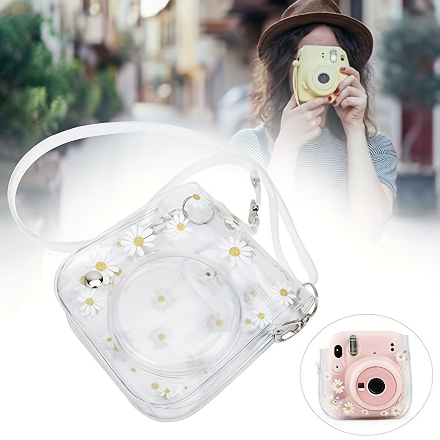 bag, camera bag suitable for instax polaroid mini12 11 9 8 transparent camera bag pvc camera storage bag details 1