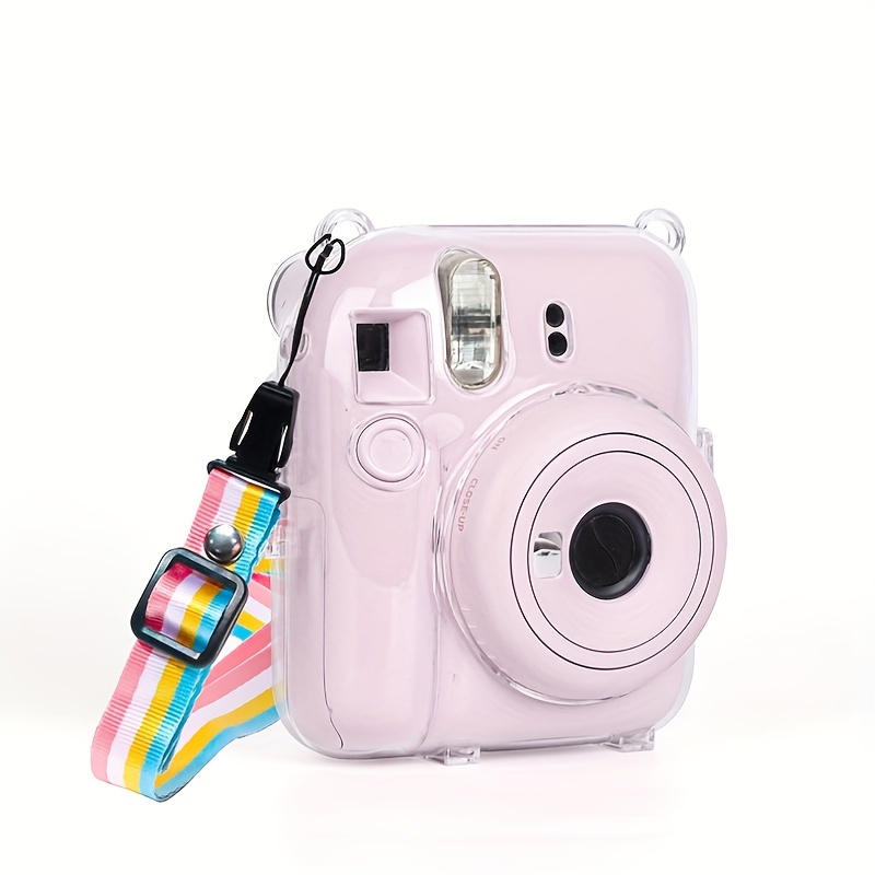 protect your polaroid instax mini12 camera with this crystal clear anti scratch storage case details 2