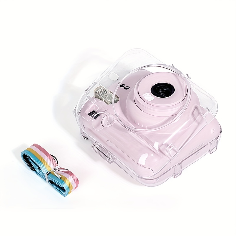 protect your polaroid instax mini12 camera with this crystal clear anti scratch storage case details 3