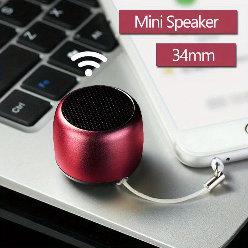 speaker: big sound, portable mini music player speaker big sound steel cannon hd surround sound perfect for smartphones gifts details 4