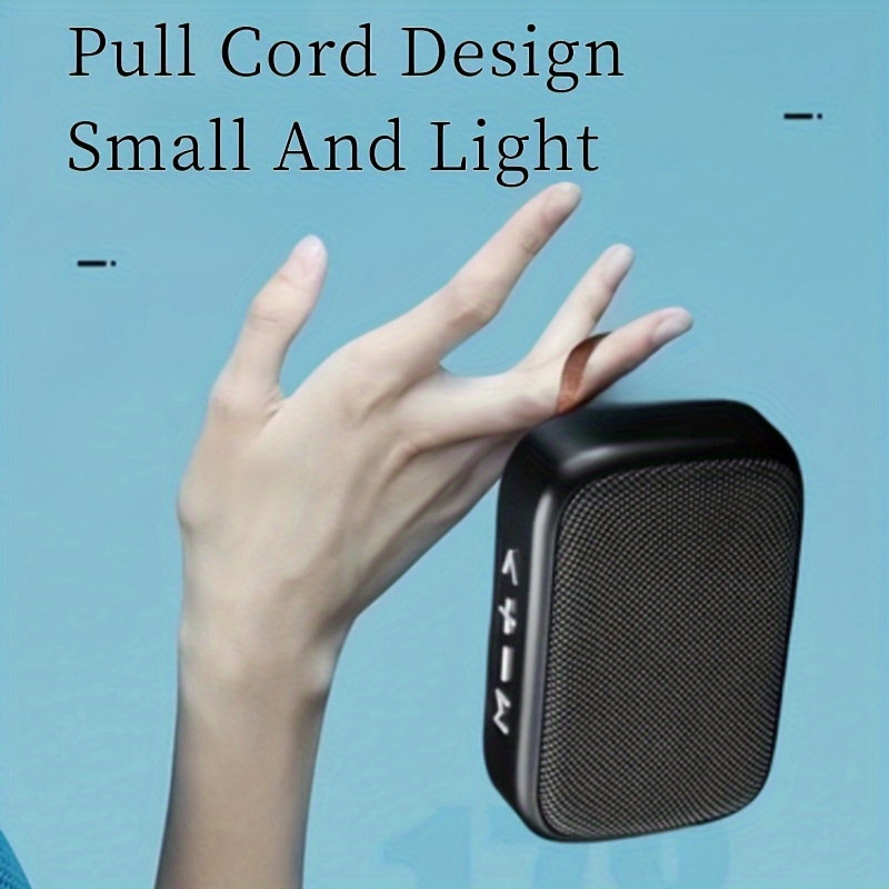 outdoor portable wireless stereo speaker supports hands free calls tf card usb connection to mobile phone tablet u disk wireless 5 0 speaker large volume ideal for outdoor camping travel party family with lifting rope for easy portability details 5