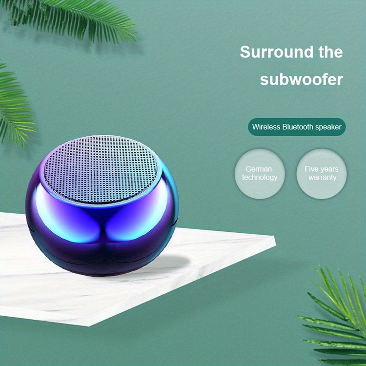 wireless speaker colorful stereo sound high volume outdoor portable home mini bass speaker details 6