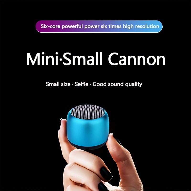 mini portable music player speaker wireless speaker with subwoofer sports sound box stereo hd surround sound speaker for any smartphone details 6