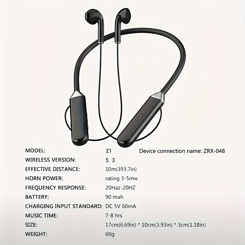 the new wireless headphones can stand by for a long time halter neck movement gaming noise canceling headphones details 1