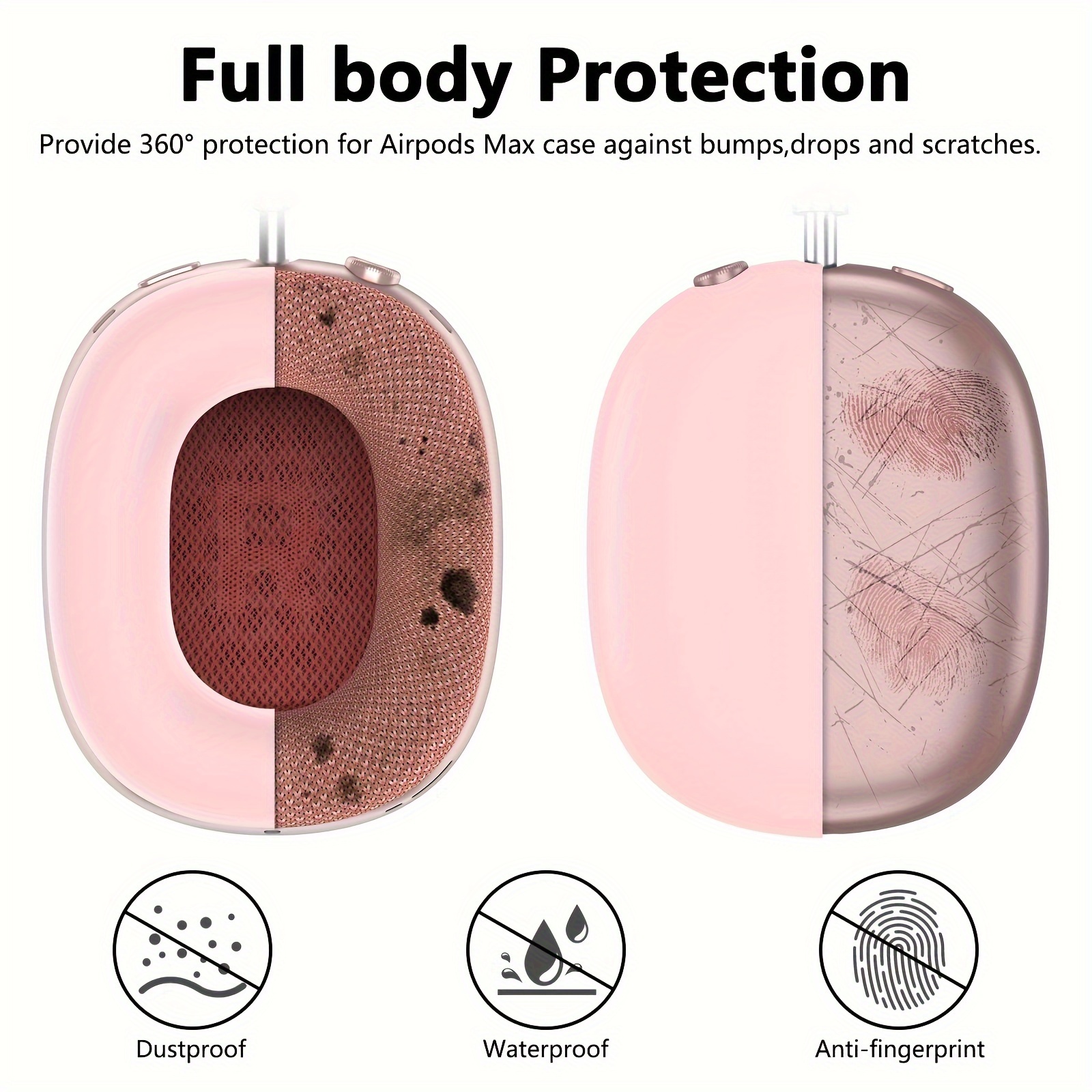 protective case, 3 in 1 protective case for airpods max details 4