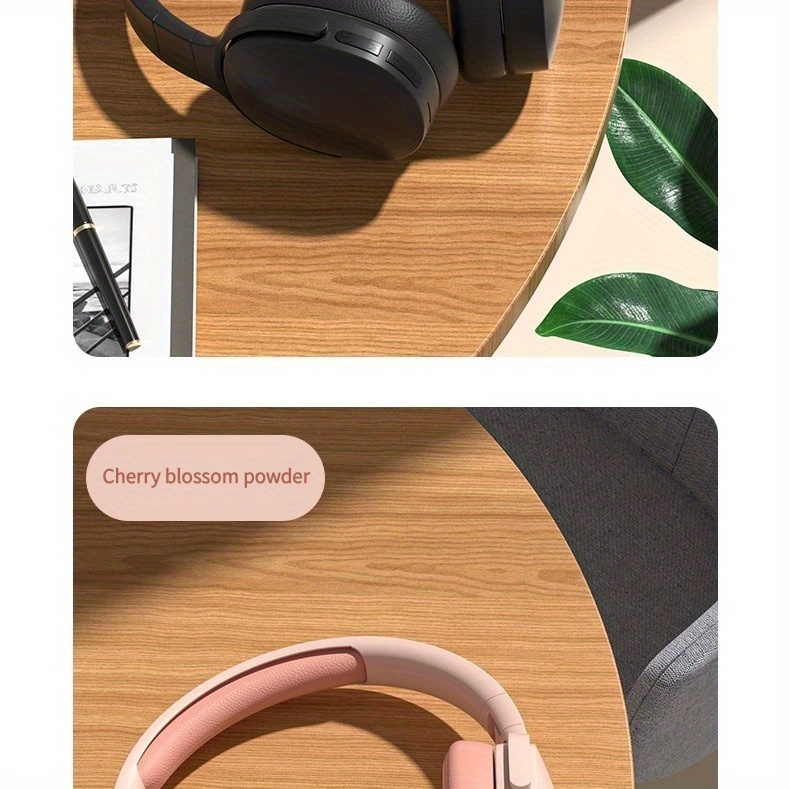 wireless headset earphone stereo noise cancelling stereo long battery life e sports gaming headset foldable headphones gifts for friends enjoy music anywhere anytime details 36