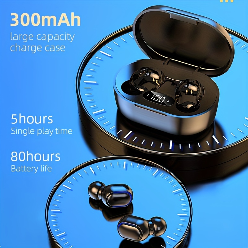 2023 the latest tws wireless headphones touch real stereo led lights flash lights live show super cool headphones boyfriend and girlfriend birthday gifts easter halloween christmas gifts ios android phone details 3