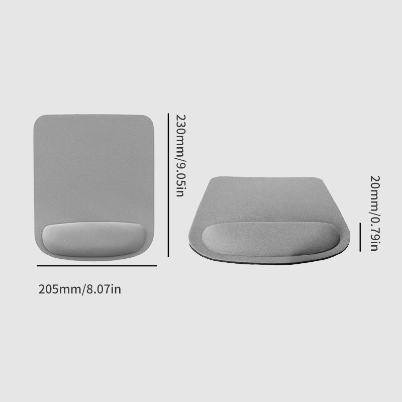 1pc wrist rest pad wrist guard mouse pad wrist pad for computer pc laptop office desk mat hand rest solid color wrist rest for gaming typing details 8