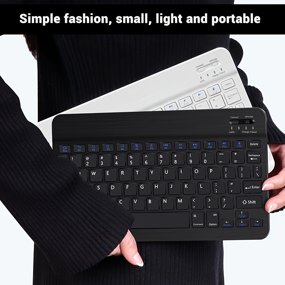 wireless keyboard and mouse for android ios tablet for ipad air pro mini english keyboard details 7