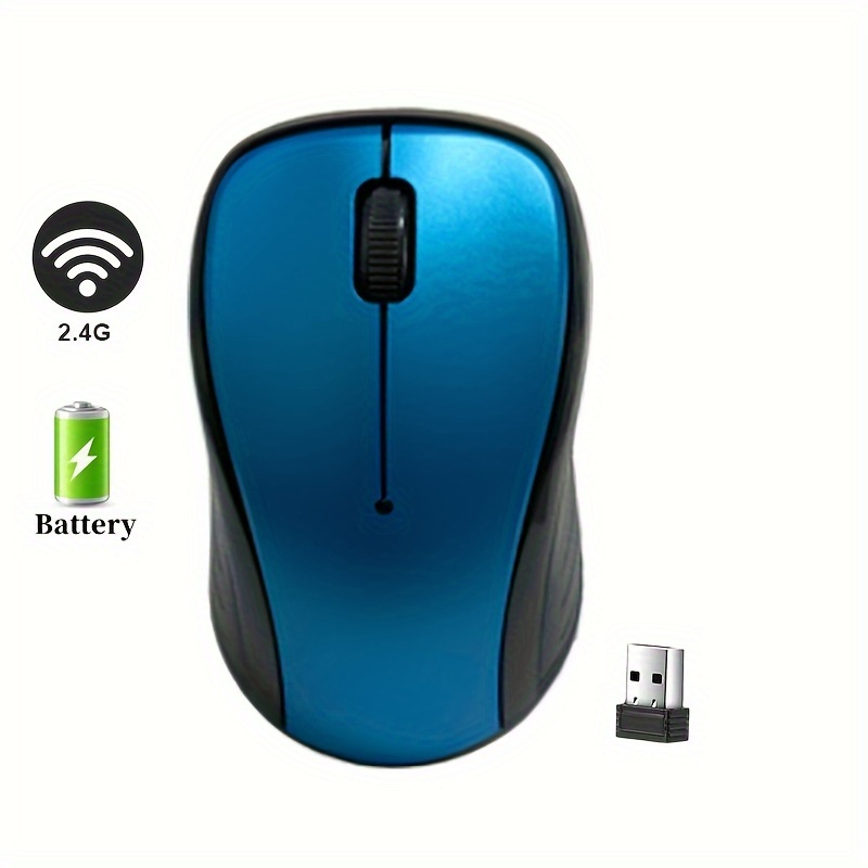 1pc 2.4GHz wireless mouse optical mouse game console with USB receiver game mouse for computer, office, PC, laptop accessories details 5