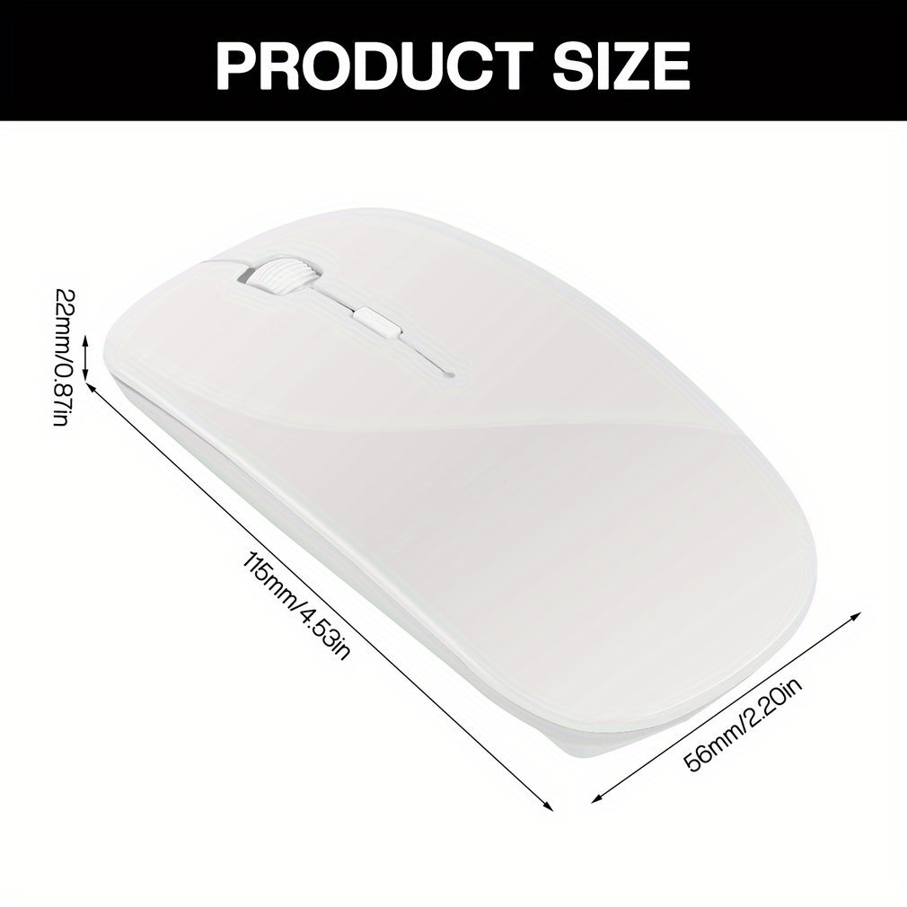 2 4g wireless mouse for ipad samsung lenovo android windows tablet battery wireless mouse for laptop gift for birthday easter boy girlfriend details 5