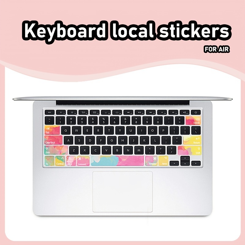 partial keyboard sticker suitable for apple computer macbook air details 0